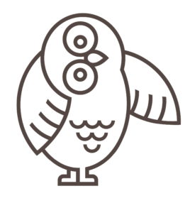 Mascot Owl Left Wing Extended