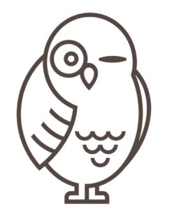 Mascot Owl Winking