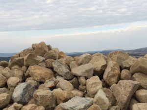 A rock farmer's harvest near my home.