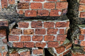 brick wall ruin