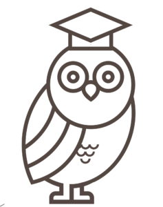 Mascot Owl Graduate
