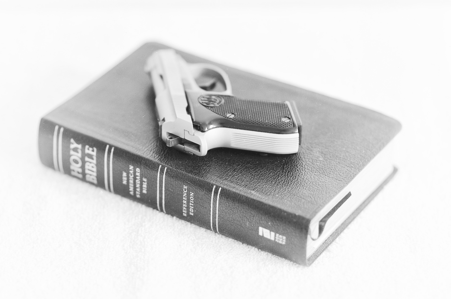 Bible and Pistol