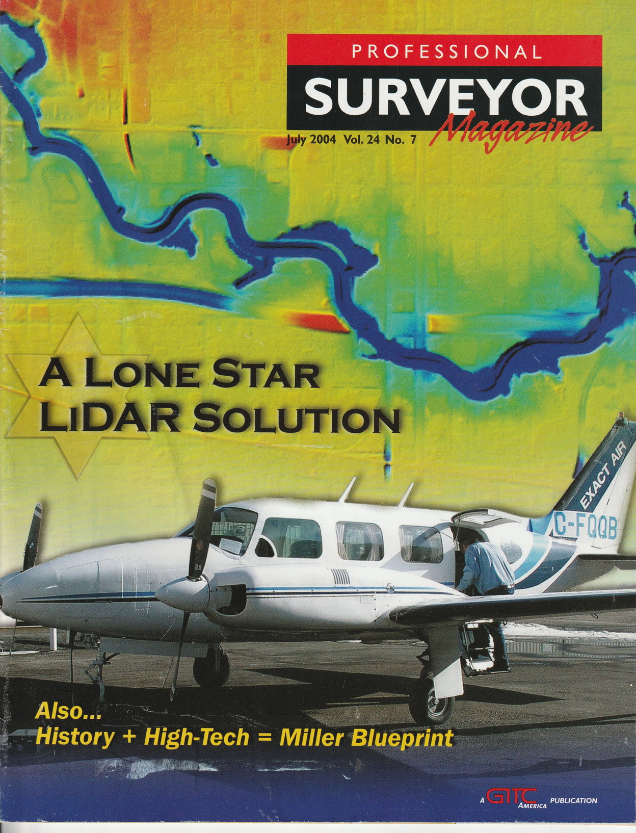 Cover of Professional Surveyor magazine, July 2004